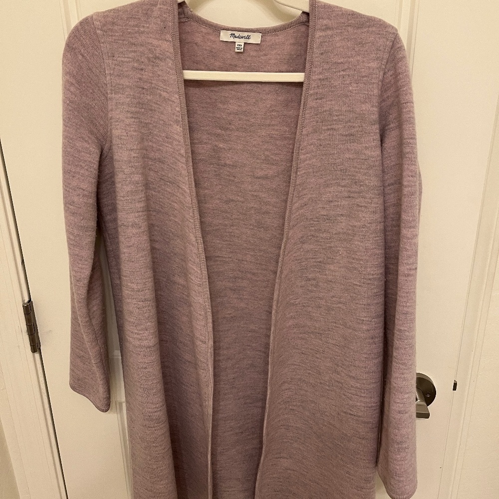 Madewell Lavender Wool Sweater Size small